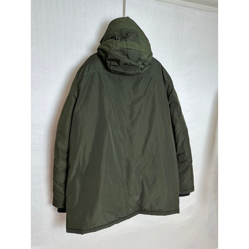 Calvin Klein Men's Green Waterproof Hooded Winter Coat Zip Button Parka XL - Picture 4 of 7