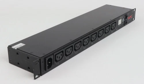 APC PDU AP7920 8-Port 10A/12A RackMount 1U 8 x C13 Output 1 x C14 Input 200-240V