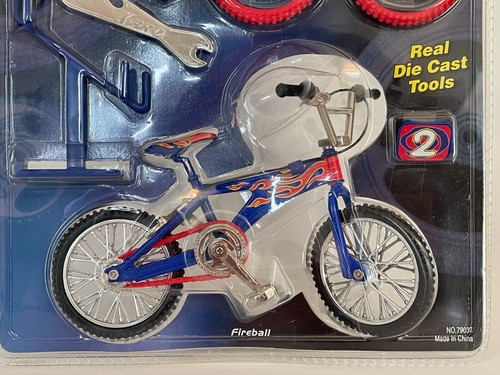 "Bicicleta de colección X-Pro fundida a presión BMX ""Bola de fuego"" con piezas intercambiables NUEVA - Imagen 2 de 3