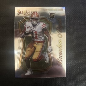 2020 Panini Select - Select Certified Rookies Silver #SCR-10 Brandon Aiyuk 49ers