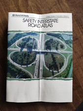 1989 Rand McNally Safety Interstate Road Atlas Map