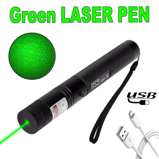 Penna puntatore laser verde fascio forte 532 nm torcia lazer USB ricaricabile 3000 miglia- Penna puntatore laser verde fascio forte 532 nm torcia lazer USB ricaricabile 3000 miglia-
