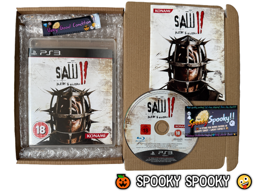 Saw II Flesh & Blood PS3 - UK PAL sehr guter Zustand - hochwertige Verpackung - Tracked