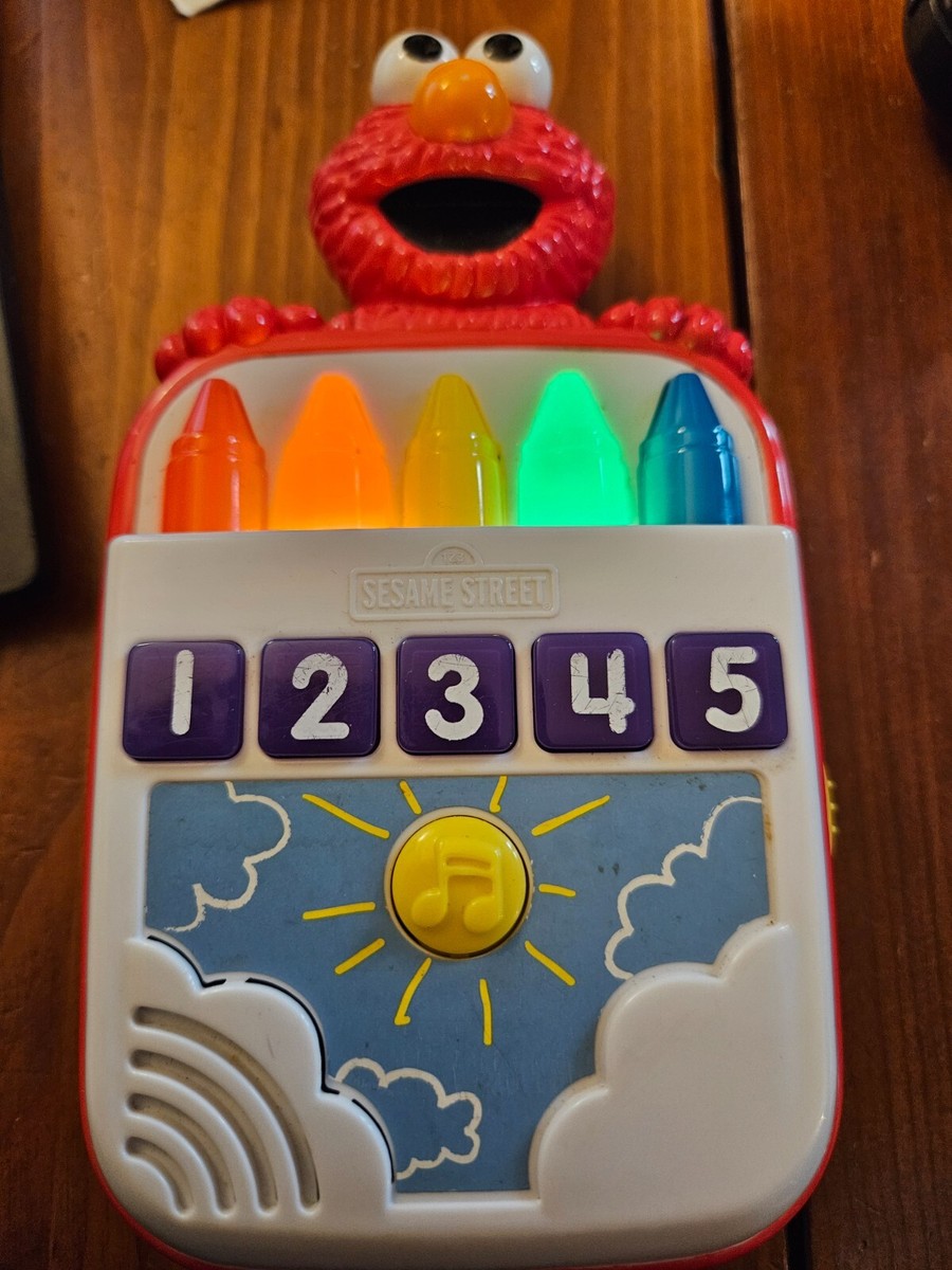 2011 Hasbro Elmo's Count Along Crayon Sesame Street