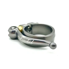 Loaded X-Lite 34.9 grey Quick release QR aluminum seat clamp collar 24g