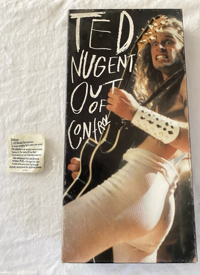 Ted Nugent Out Of Control Vintage 1993 Boxed Set E2K47039 Epic Legacy Foto 2 de 4