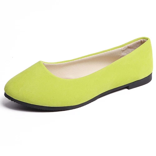 Ladies Dress Flats Slip On Pumps Dance Women Low Heel Cozy Shoes Casual Fashion - Bild 12 von 53