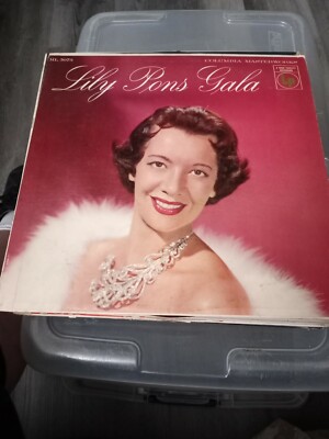 Lily Pons Gala  Soprano COLUMBIA MASTERWORKS VG New York Metropolitan Opera 6eye
