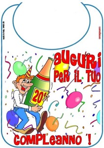 Maxy Bavaglia Regalo Per Feste Di Compleanno Anni Ebay