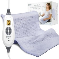 Pure Enrichment PureRelief Ultra Wide Heating Pad 20x24 XL 6 Heat Settings
