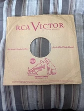 #149 RCA VICTOR Record Sleeve Only 78 Rpm 10 Inch NIPPER DOG (AS IS)