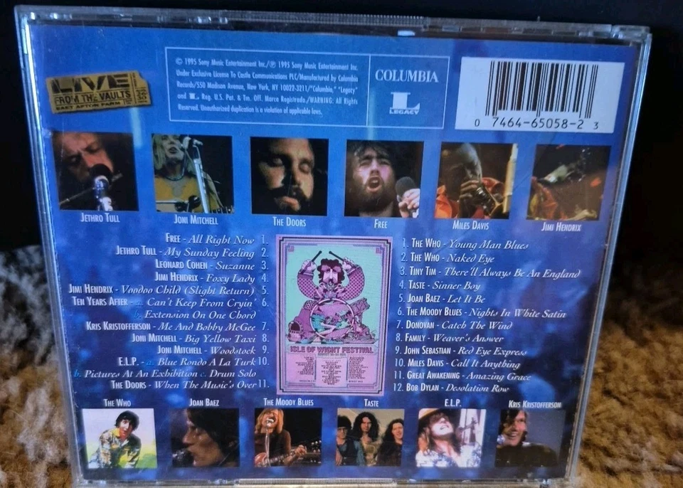 MESSAGE TO LOVE The Isle of Wight Festival 1970 2 x CD WHO Jethro Tull Tiny Tim Foto 2 de 4