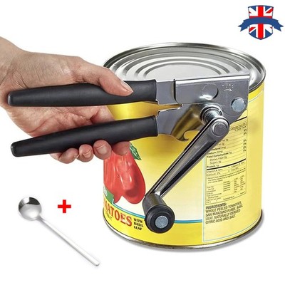 Tin Can Ripper Heavy Duty Stainless Steel Tin Can Opener Cutter Easy Comfy Handle Grip ...
