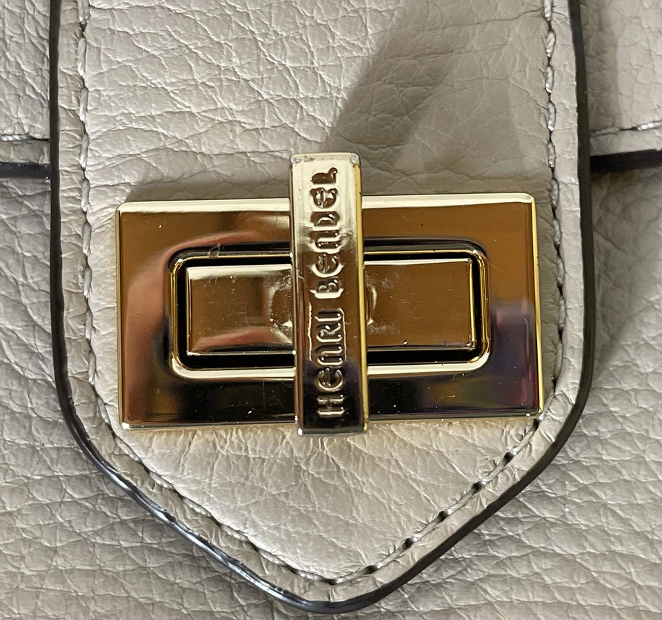 Сумка-клатч Henri Bendel шагреневая кожа с цепочкой наплечный ремень - Изображение 2 из 4