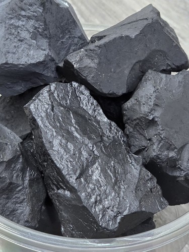 Natural Raw Shungite Miracle Stone EMF Radiation Protector Pure Stone Healing