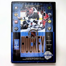 NHL Hockey (Sega Genesis) Game Case + Cartridge, No Manual