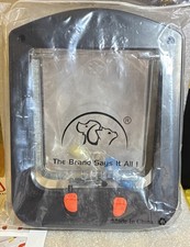 The Brand Says It All Manual Locking Flap Cat Door Small Plastic Magnetic Key