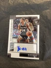 Blake Wesley 2022-23 Donruss Optic Signature Series Rookie Autograph SS-BLW