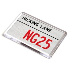 FRIDGE MAGNET - Hicking Lane NG25 - UK Postcode
