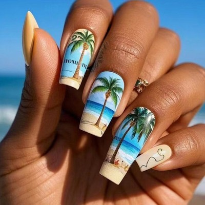 Acrylic False Nail,Artificial Nail Glues on Nail Press on Nail Fake Nail Gifts