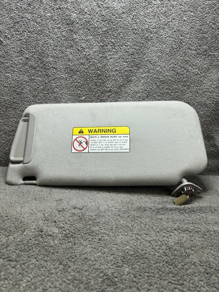 2000-2004 Mitsubishi Montero Sport Sun Visor Passenger  Side Gray Right Side OEM - Image 2 of 4