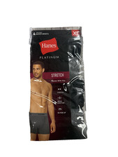 Hanes Men's 4-Pk. Platinum Stretch Boxer Briefs size XL NEW multi color