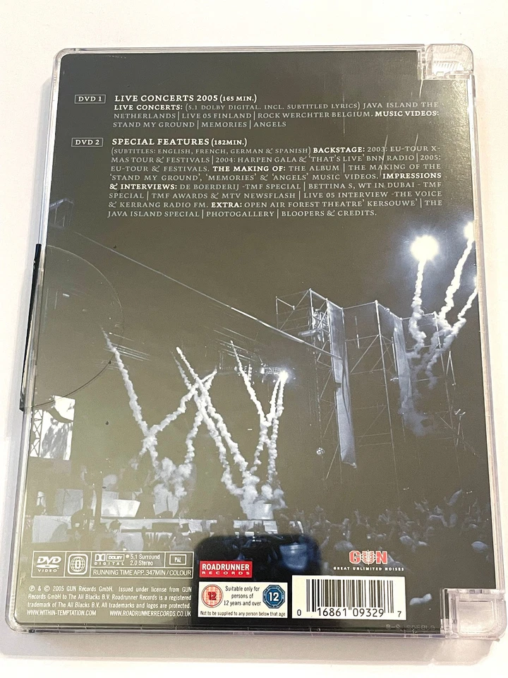 Within Temptation - The Silent Force Tour (2 x DVD Set, 2005) NEW & SEALED - Image 2 of 2