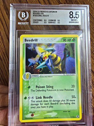 Beedrill graded BGS 8.5 for sale on eBay