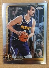 2025-26 TOPPS CHROME DARIO SARIC #77 DENVER NUGGETS 
