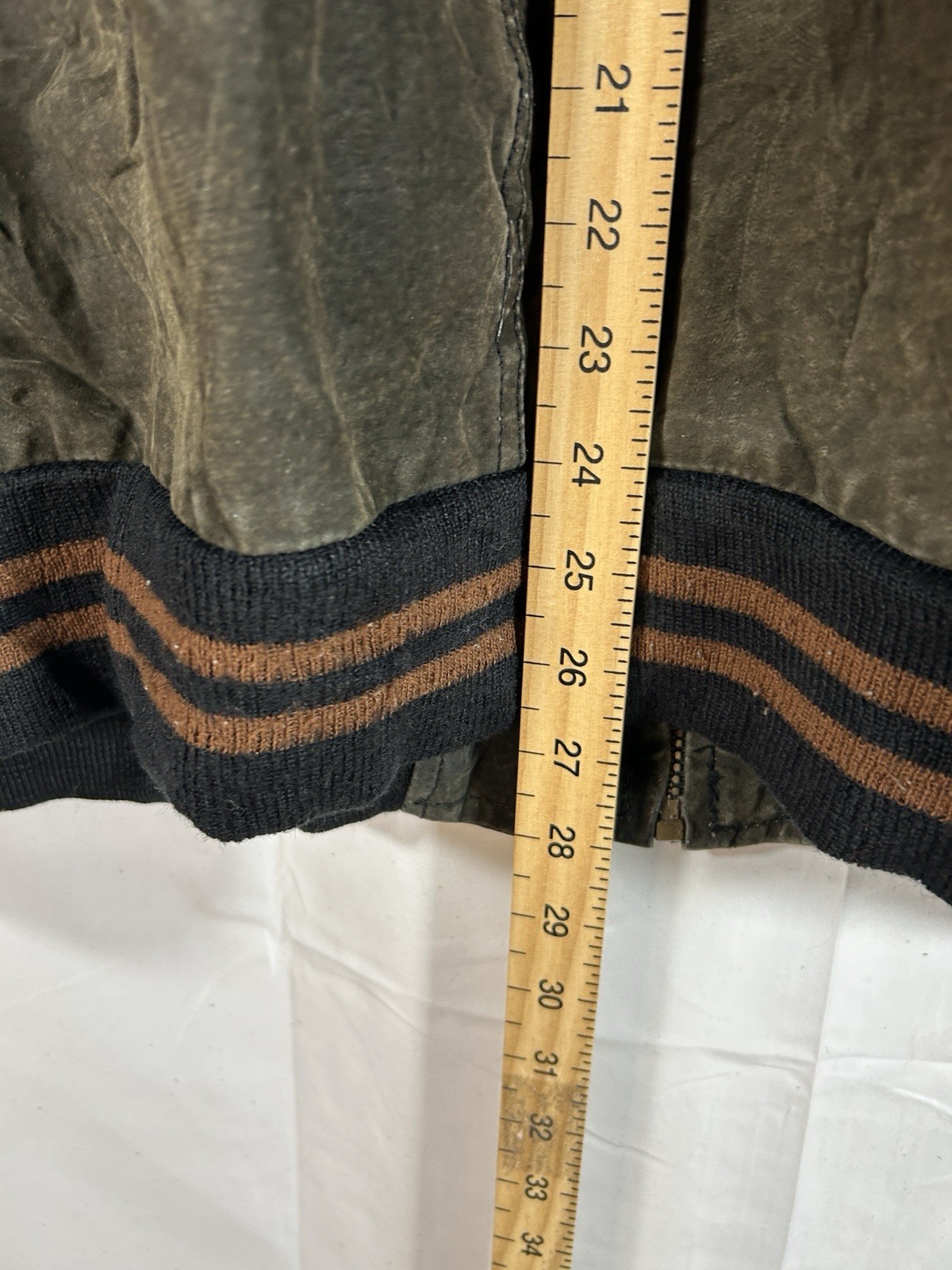 Vintage Basic Editions Leather Bomber Jacket XL T… - image 3