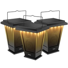 Bluetooth Speakers Waterproof, Solar Powered Outdoor Speakers, 3 Packs Surrou...