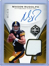 ? 2018 Limited Mason Rudolph Rookie Patch On Card Auto RC #’d /299. rookie card picture