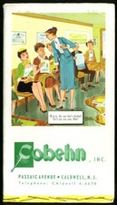 Wilson Cutler Cartoon notepad Cobehn Caldwell NJ 1950s #5