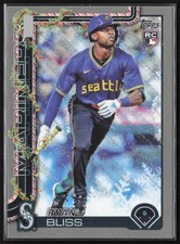 2025 Topps Holiday Ryan Bliss Silver Glitter Seattle Mariners #H184 RC