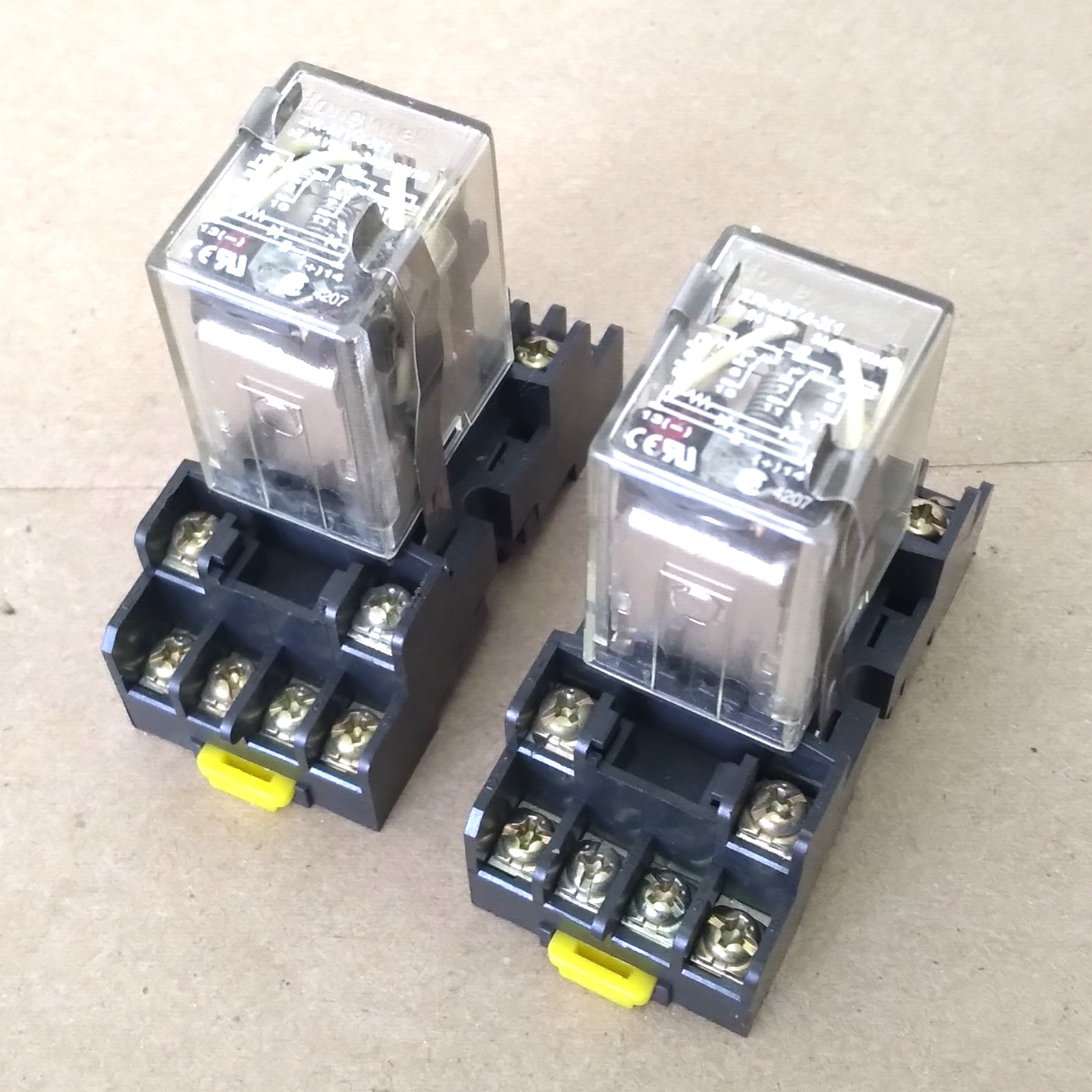 HONEYWELL SZR-MY4-X1 RELAY WITH SZX-SMF BASE | LOT OF 2