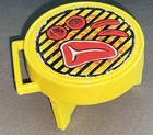 Vintage Fisher Price Little People Yellow BBQ Grill