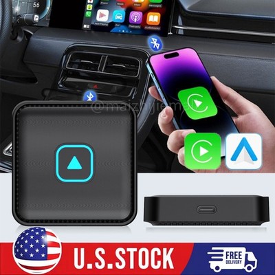 WIFI Wireless Carplay AI box Android Auto Adapter Intelligent Voice Plug and Use