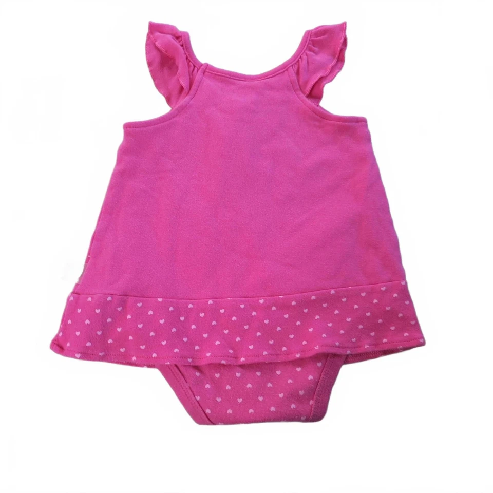 John Deere 9-12M Girl Hearts and Ladybugs Outfit Foto 4 de 4