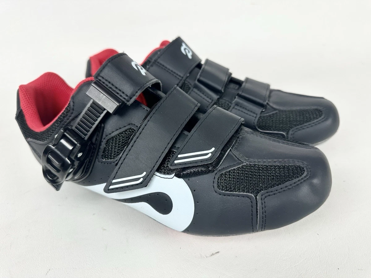 Vicogn Chaussures De Cyclisme D'intérieur Pour Homme Et Femme Compatibles Avec Peloton Bike Pre Installees Avec Crampons Delta A Clipser Noirblanc