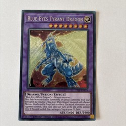 Blue-Eyes Tyrant Dragon 25LP-EN019 Secret Rare