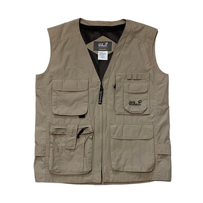 Jack Wolfskin Fishing 2Way Vest Outdoor Hiking Waterproof Unisex