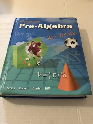 Pre-algebra, Grades 7-8: Mcdougal Littell Middle School Math [...