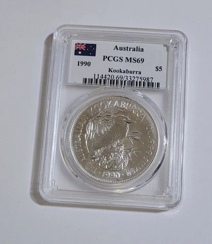 1990 Australian Silver Kookaburra 1 oz — photo from another recent sale