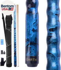 Ergonomic Design 13Mm Tip 58" Maple Pool Cue Stick Kit with Hard Case