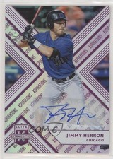 2018 Panini Elite Extra Edition Aspirations Purple /100 Jimmy Herron Auto 0u9y