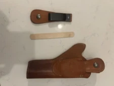 New Barsony Leather 360Carry 12 Option IWB OWB C/D Holster for 4"-5” Revolve