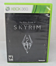 Elder Scrolls V Skyrim Xbox 360 OEM Replacement Case Manual Poster Only No Game