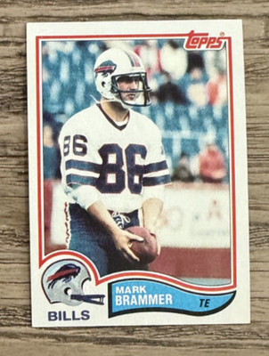 1982 Topps Football #22 Mark Brammer Buffalo Bills