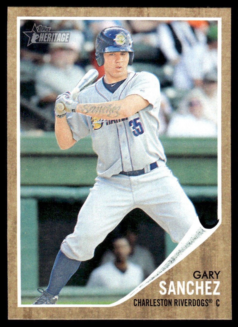 2011 Topps Heritage Minor League Gary Sanchez Charleston RiverDogs #39