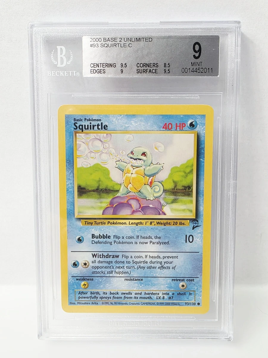 Pokémon TCG Beckett Grading Services (BGS) Individual Trading Card Pokémon TCG Beckett Grading Services (BGS) Individual Trading Card